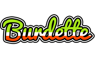 Burdette superfun logo