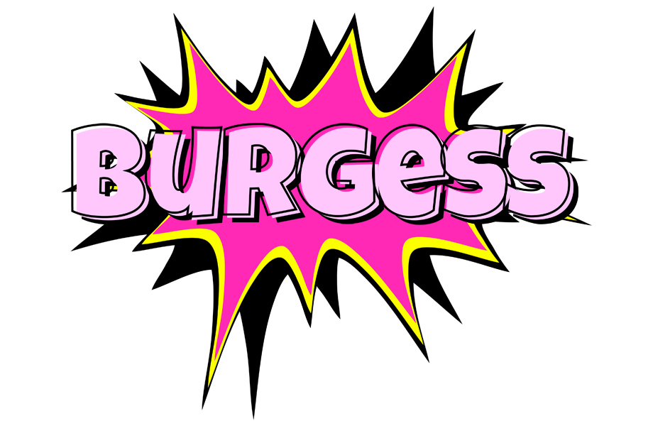 Burgess badabing logo