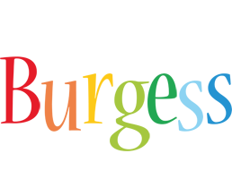 Burgess birthday logo