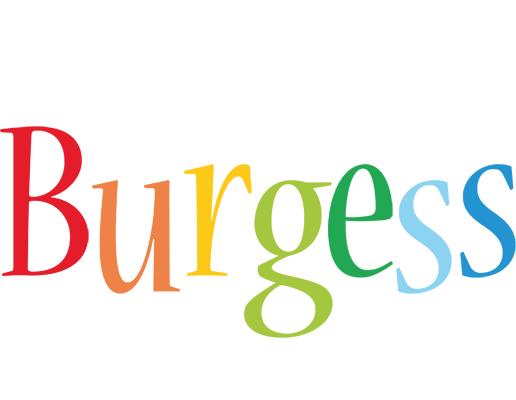 Burgess birthday logo