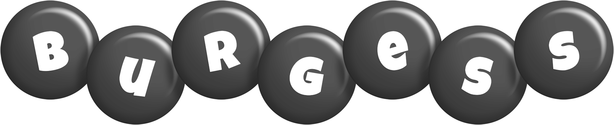 Burgess candy-black logo