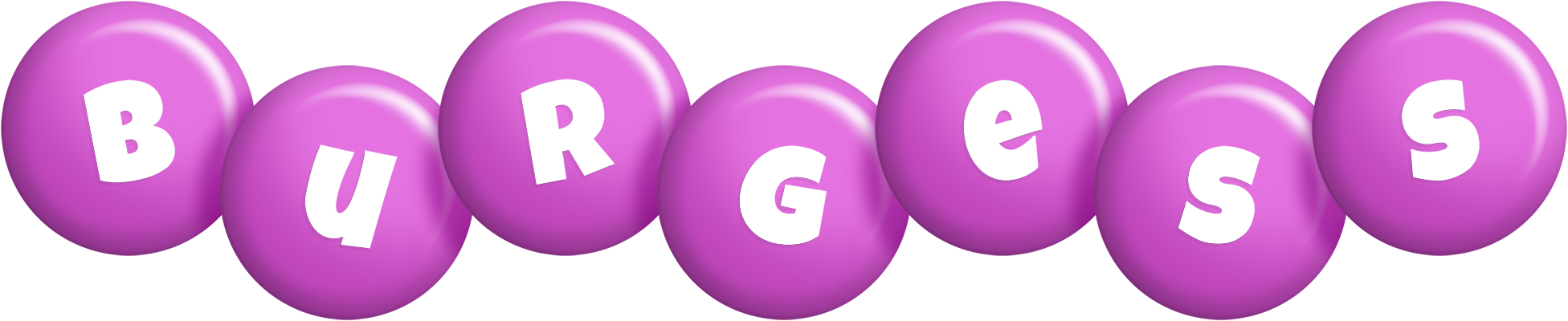 Burgess candy-purple logo
