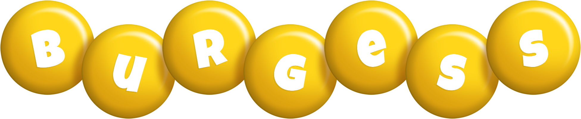 Burgess candy-yellow logo