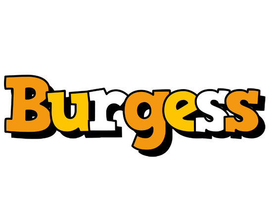 Burgess cartoon logo