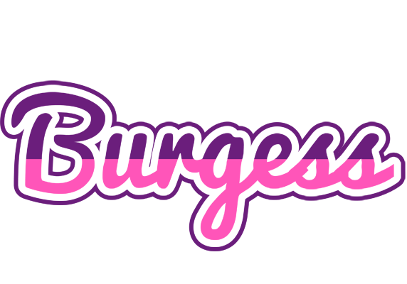 Burgess cheerful logo
