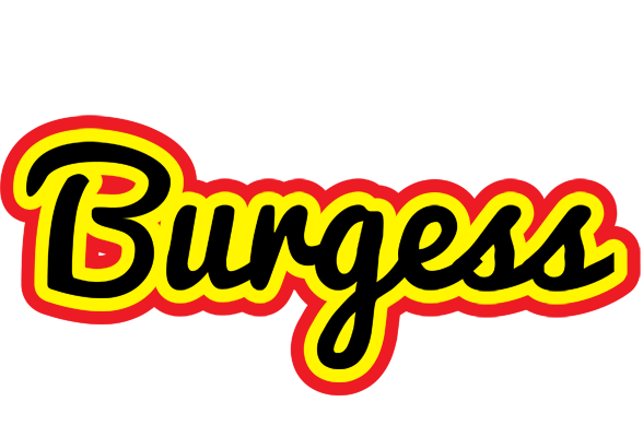 Burgess flaming logo