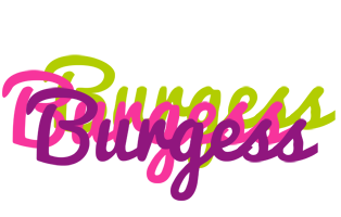 Burgess flowers logo