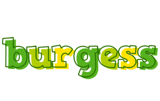 Burgess juice logo