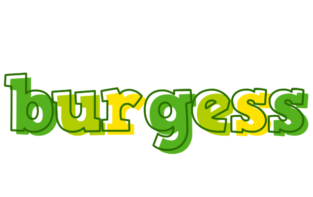 Burgess juice logo