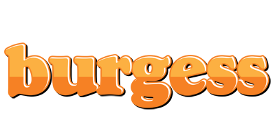 Burgess orange logo