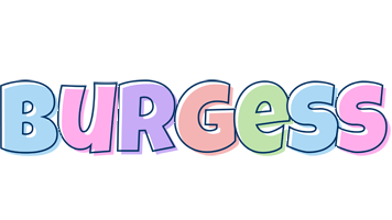 Burgess pastel logo