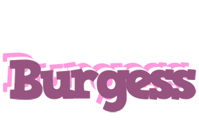 Burgess relaxing logo