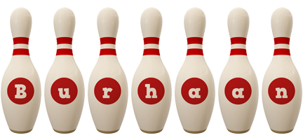 Burhaan bowling-pin logo