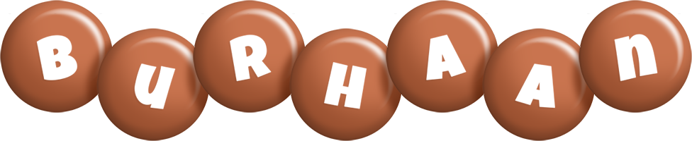 Burhaan candy-brown logo