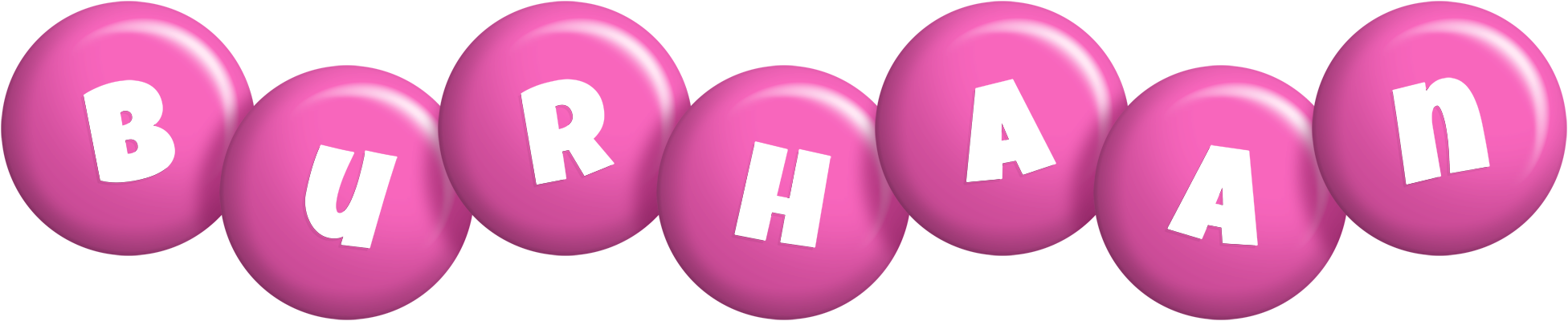 Burhaan candy-pink logo