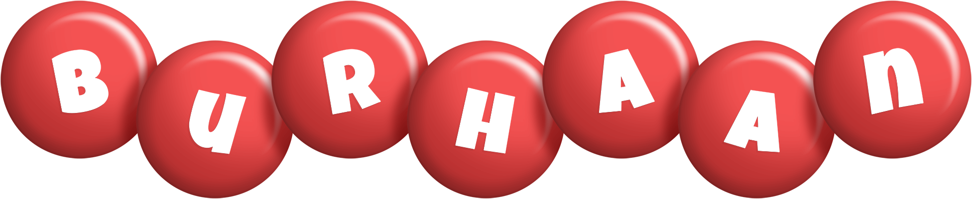 Burhaan candy-red logo