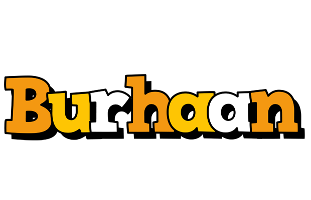 Burhaan cartoon logo