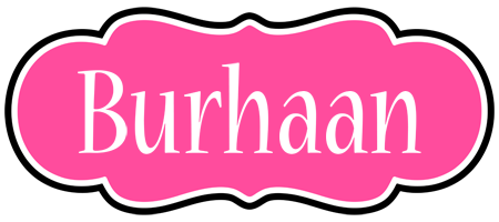 Burhaan invitation logo