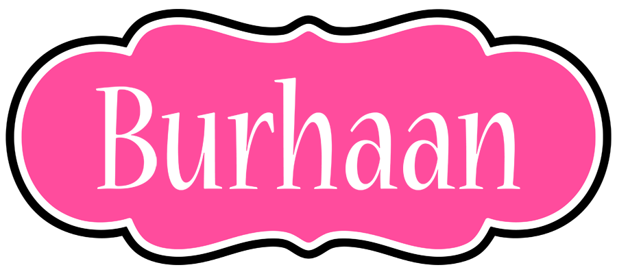 Burhaan invitation logo