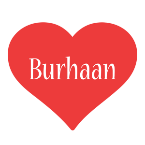 Burhaan love logo