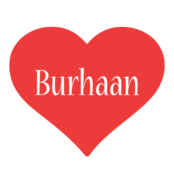 Burhaan love logo