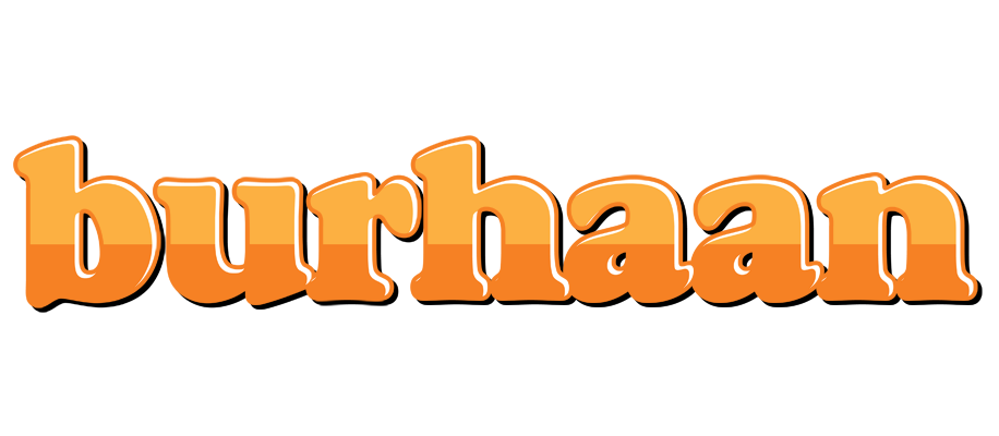 Burhaan orange logo