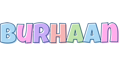 Burhaan pastel logo