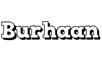 Burhaan snowing logo