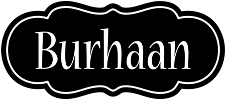 Burhaan welcome logo