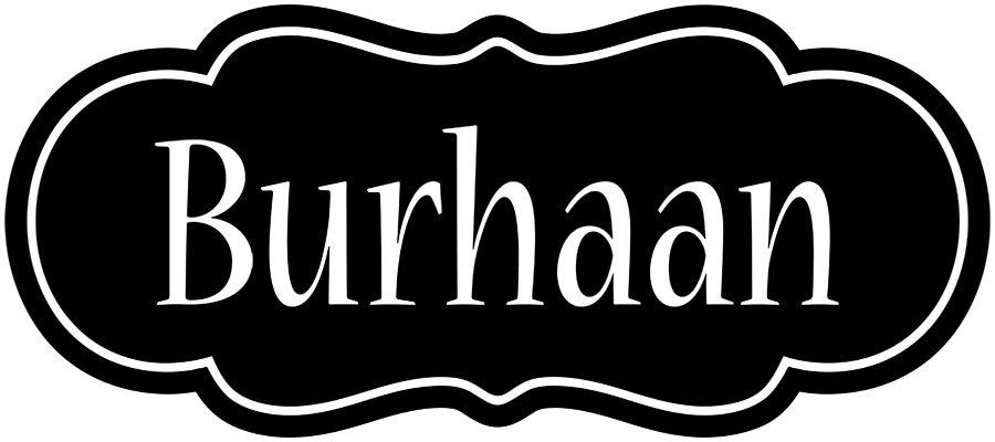 Burhaan welcome logo