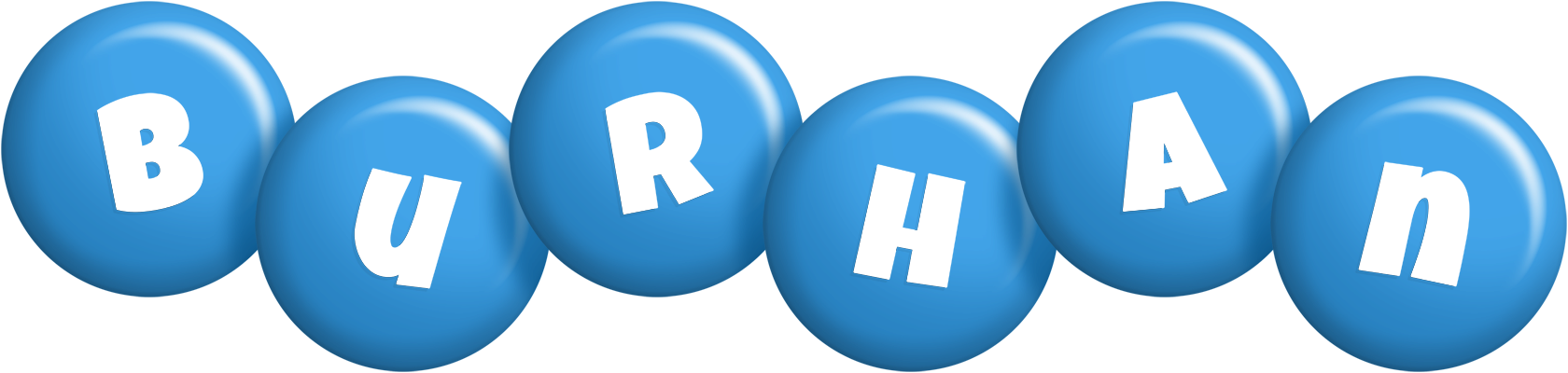 Burhan candy-blue logo