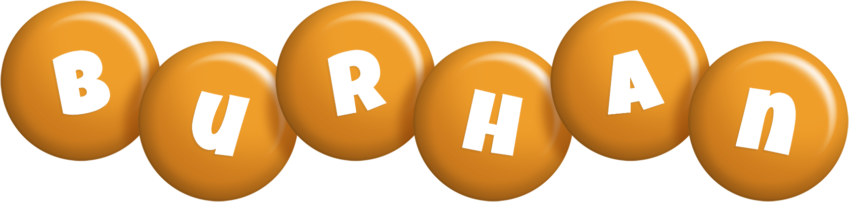 Burhan candy-orange logo