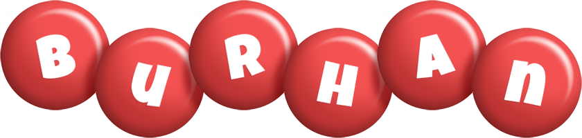 Burhan candy-red logo