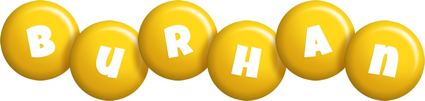 Burhan candy-yellow logo