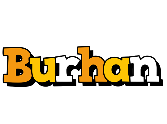 Burhan cartoon logo