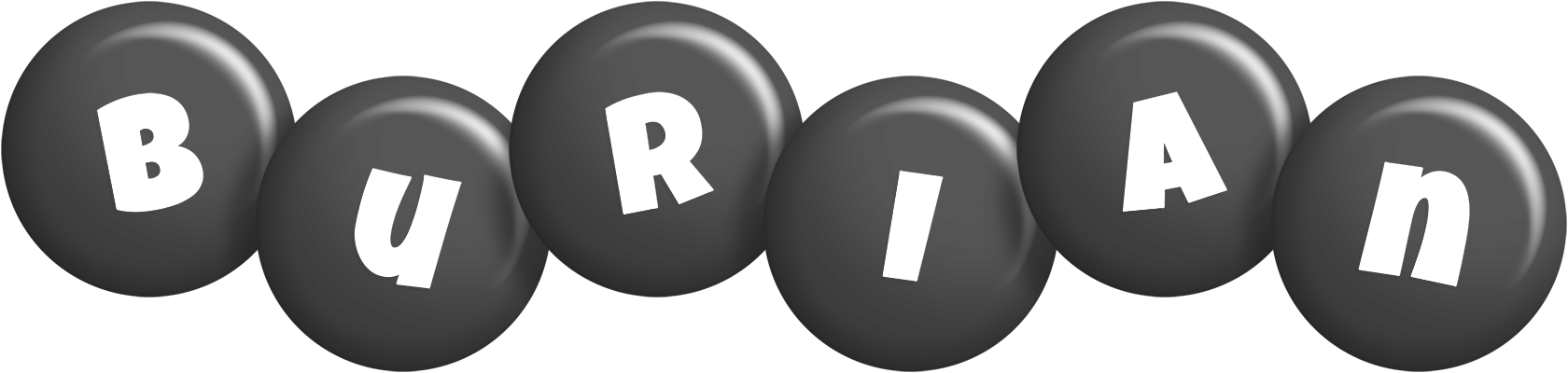 Burian candy-black logo