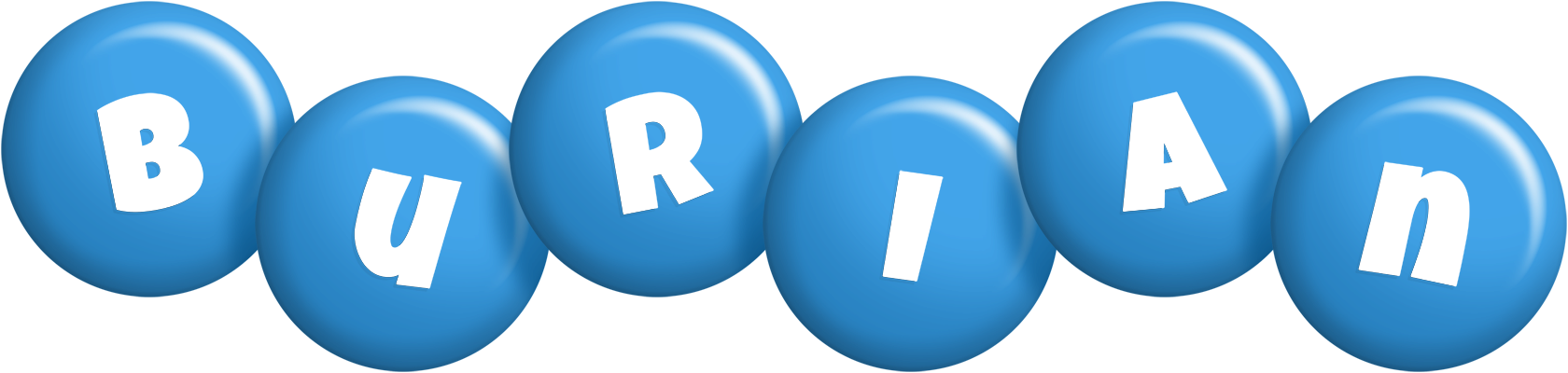 Burian candy-blue logo