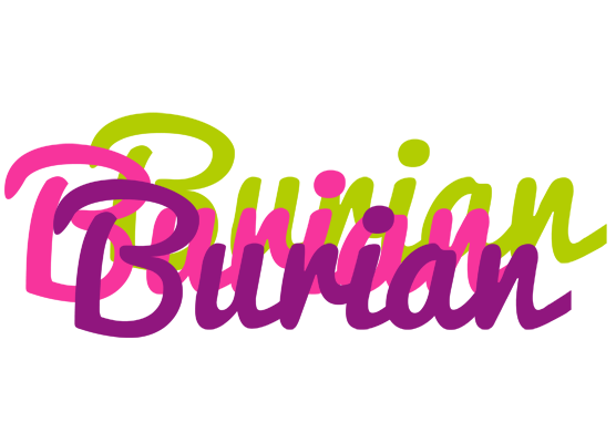Burian flowers logo