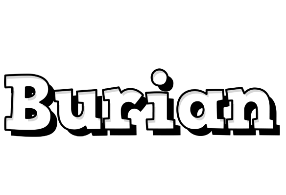 Burian snowing logo