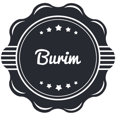 Burim badge logo