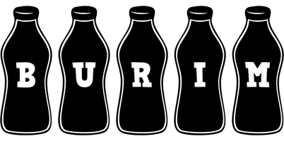 Burim bottle logo