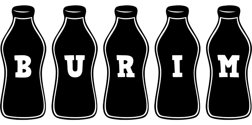 Burim bottle logo