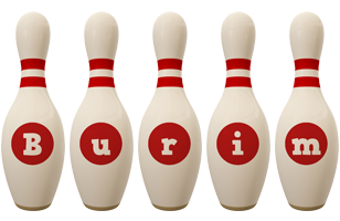 Burim bowling-pin logo