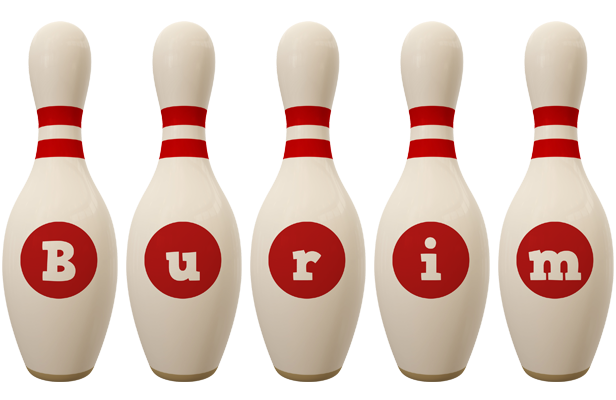 Burim bowling-pin logo