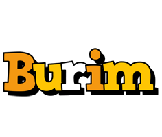 Burim cartoon logo