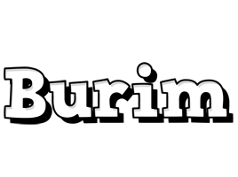 Burim snowing logo