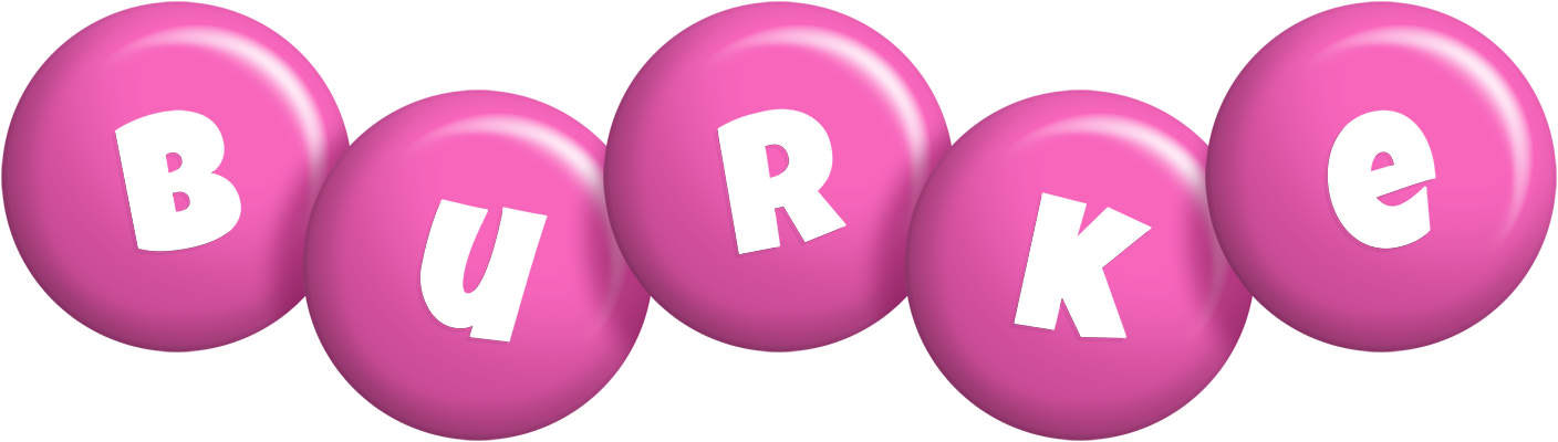 Burke candy-pink logo