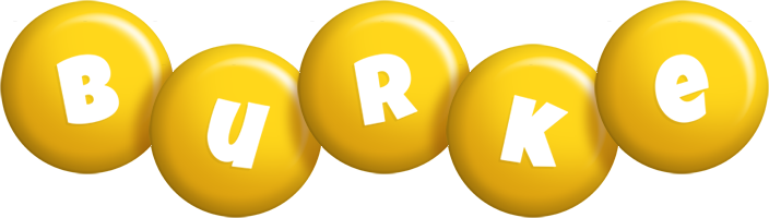 Burke candy-yellow logo