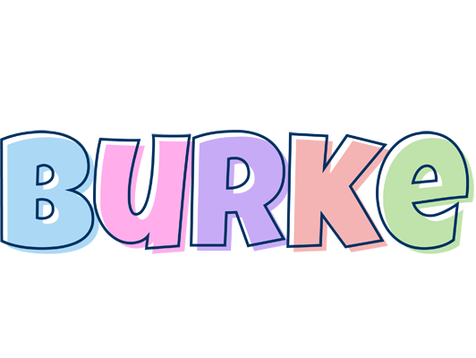 Burke pastel logo