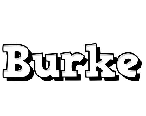 Burke snowing logo